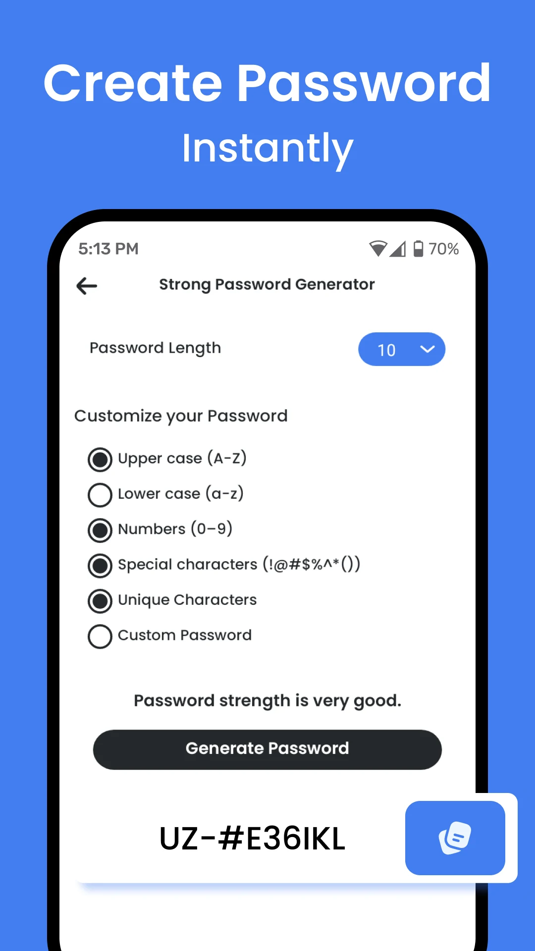 Authenticator App screenshot