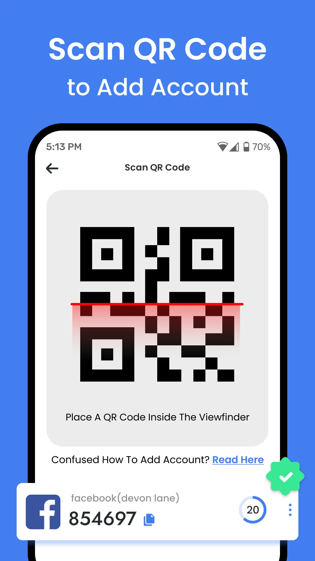 Authenticator App screenshot