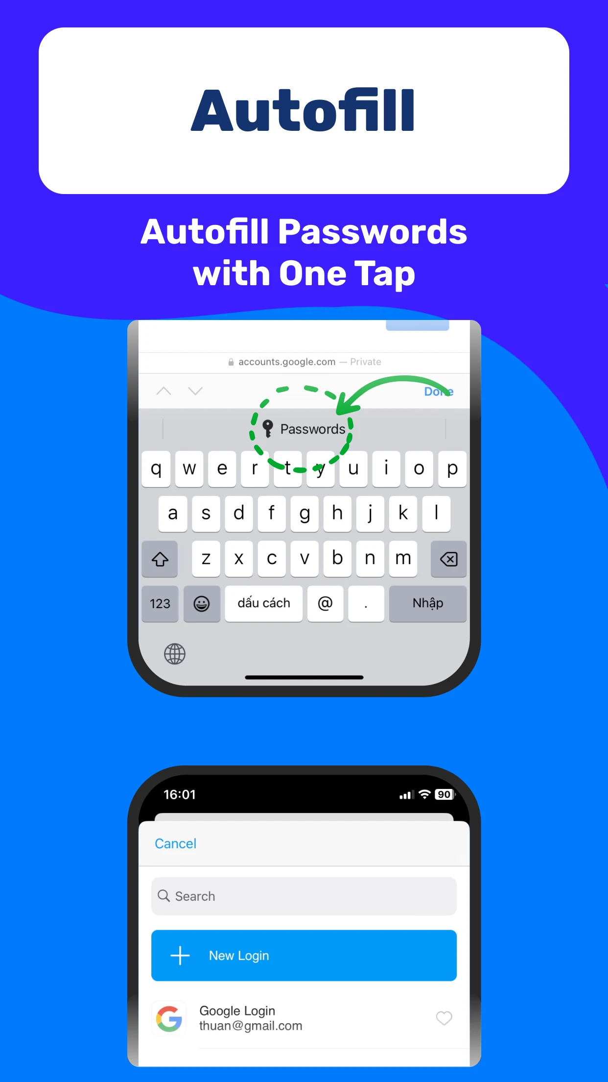 Authenticator App screenshot